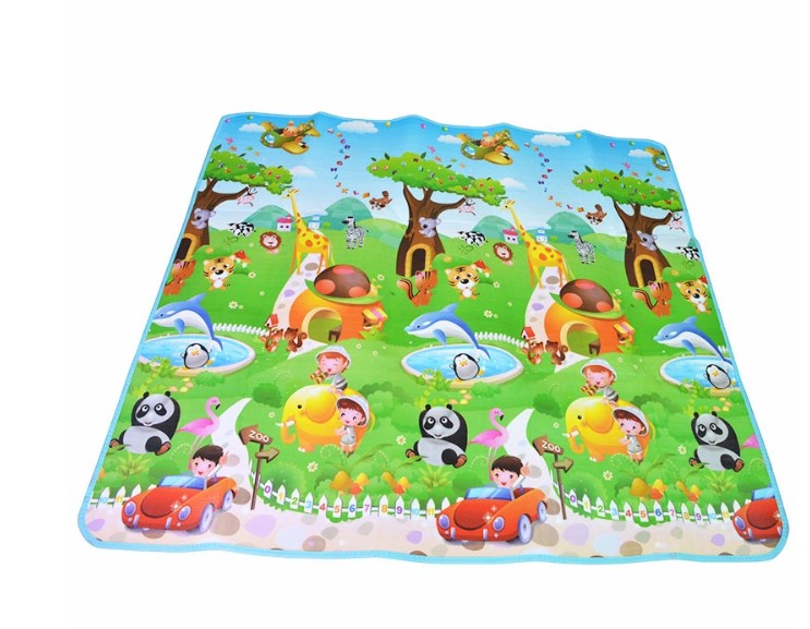 Mata Edukacyjna piankowa dwustronna morski świat 190x170cm - obrazek 2