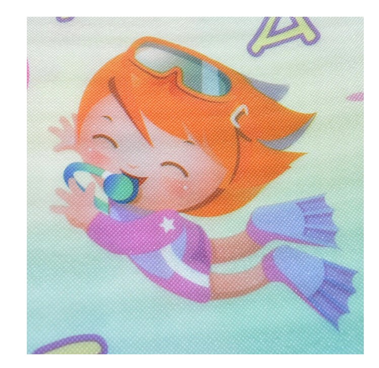 Mata Edukacyjna piankowa dwustronna morski świat 190x170cm - obrazek 3