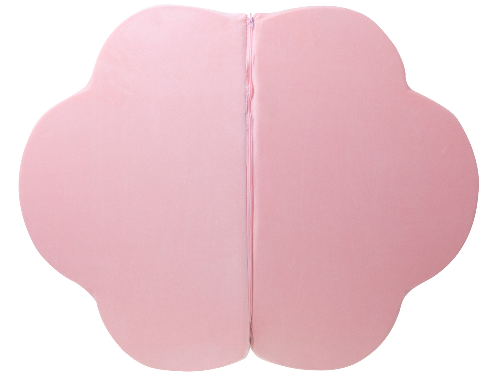 Mata piankowa dla dzieci do zabawy siedzisko chmurka różowa składana100cm - obrazek 3