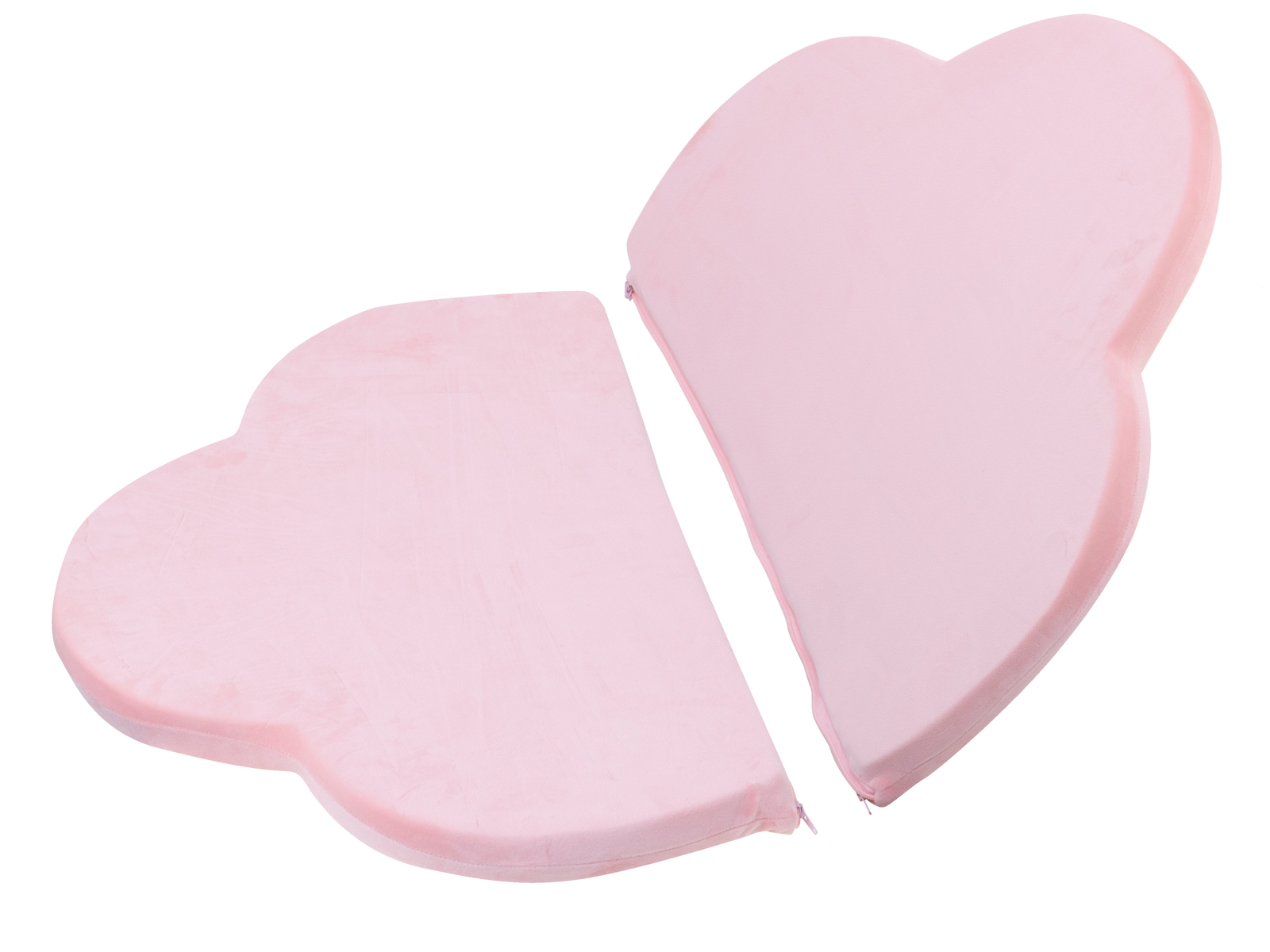 Mata piankowa dla dzieci do zabawy siedzisko chmurka różowa składana100cm - obrazek 5