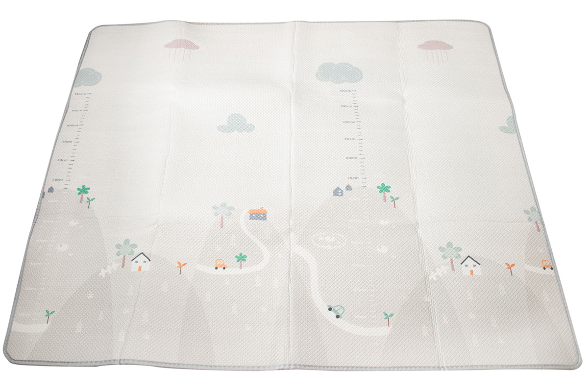 Mata edukacyjna z miarką wzrostu 200x180x1cm - obrazek 4