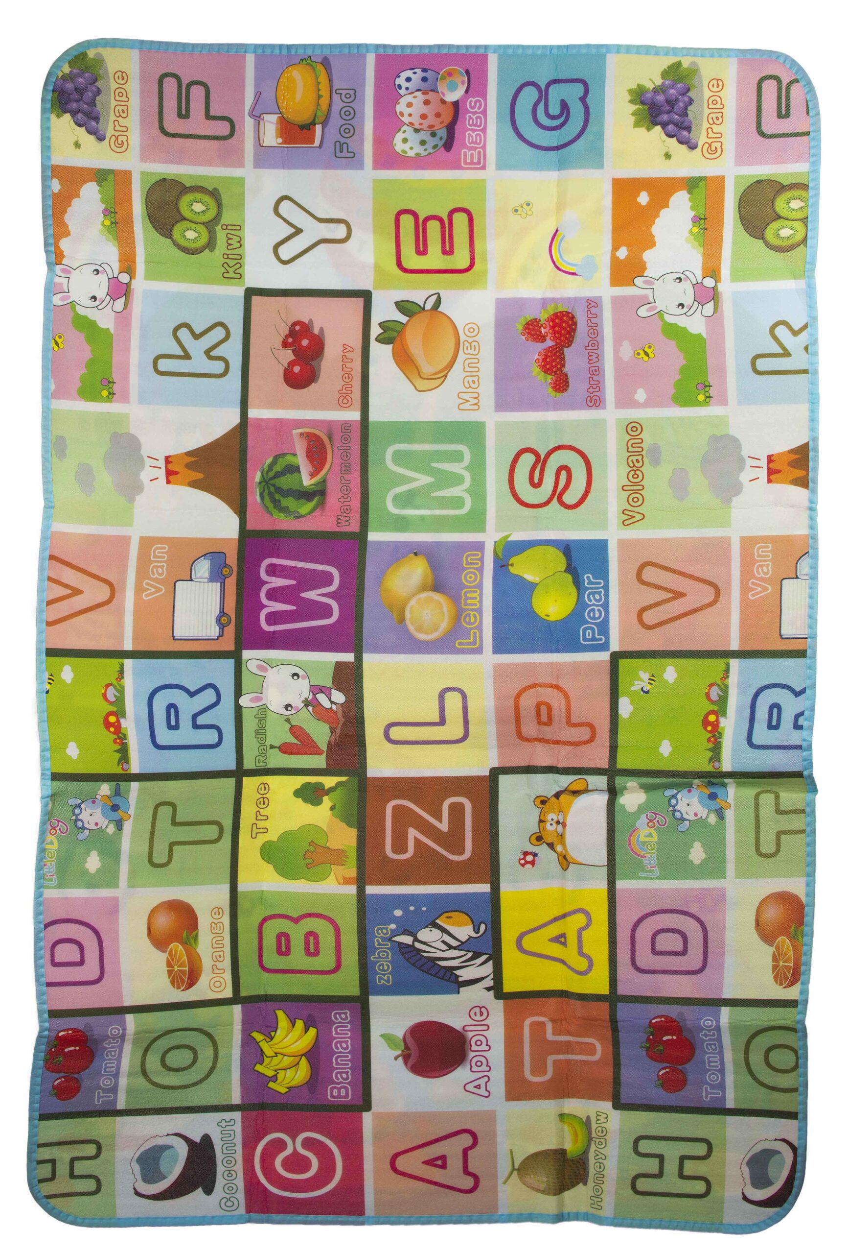 Mata Edukacyjna piankowa dwustronna plac zabaw 180x120cm - obrazek 4