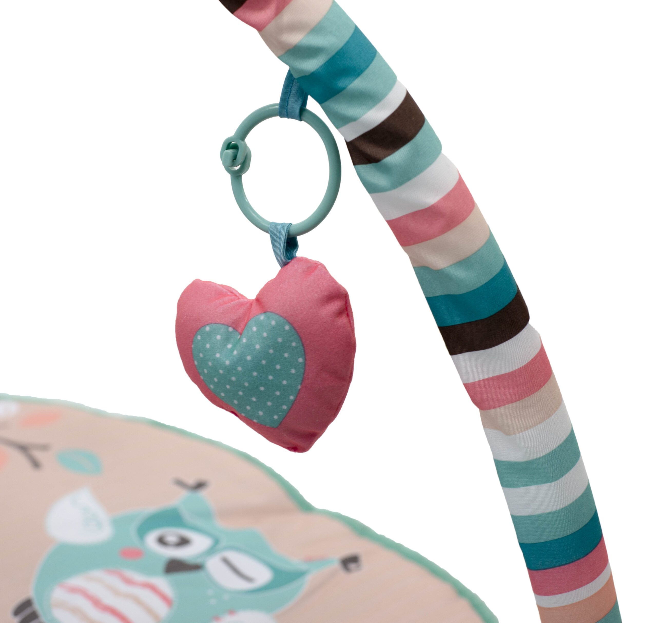 Mata Edukacyjna dla dzieci 3w1 + pianinko + zawieszki - obrazek 2